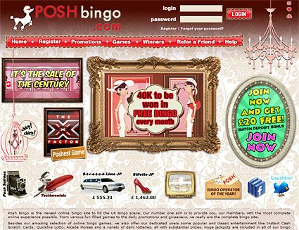 Posh Bingo Online